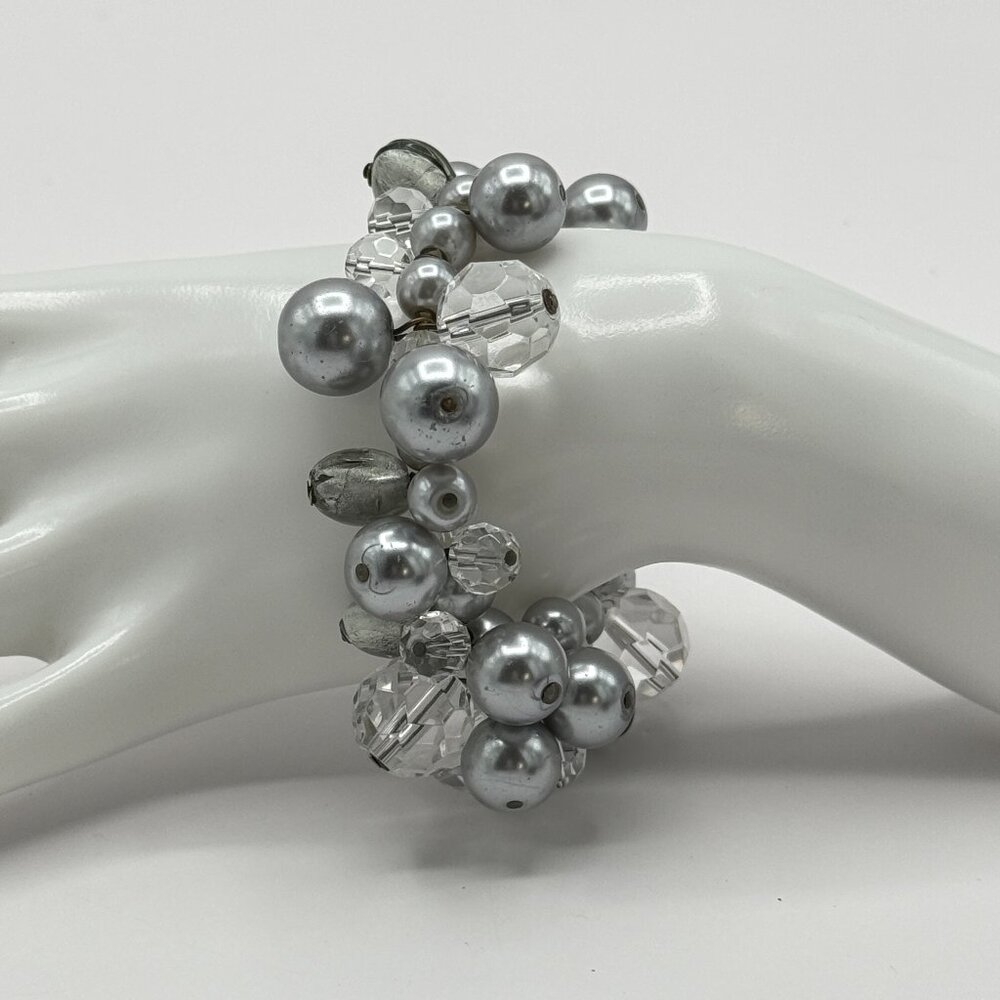 Glass Bead Stretch Bracelet